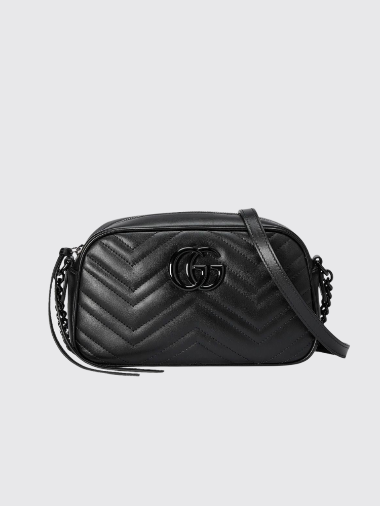 GG MARMONT BLACK SMALL SHOULDER BAG