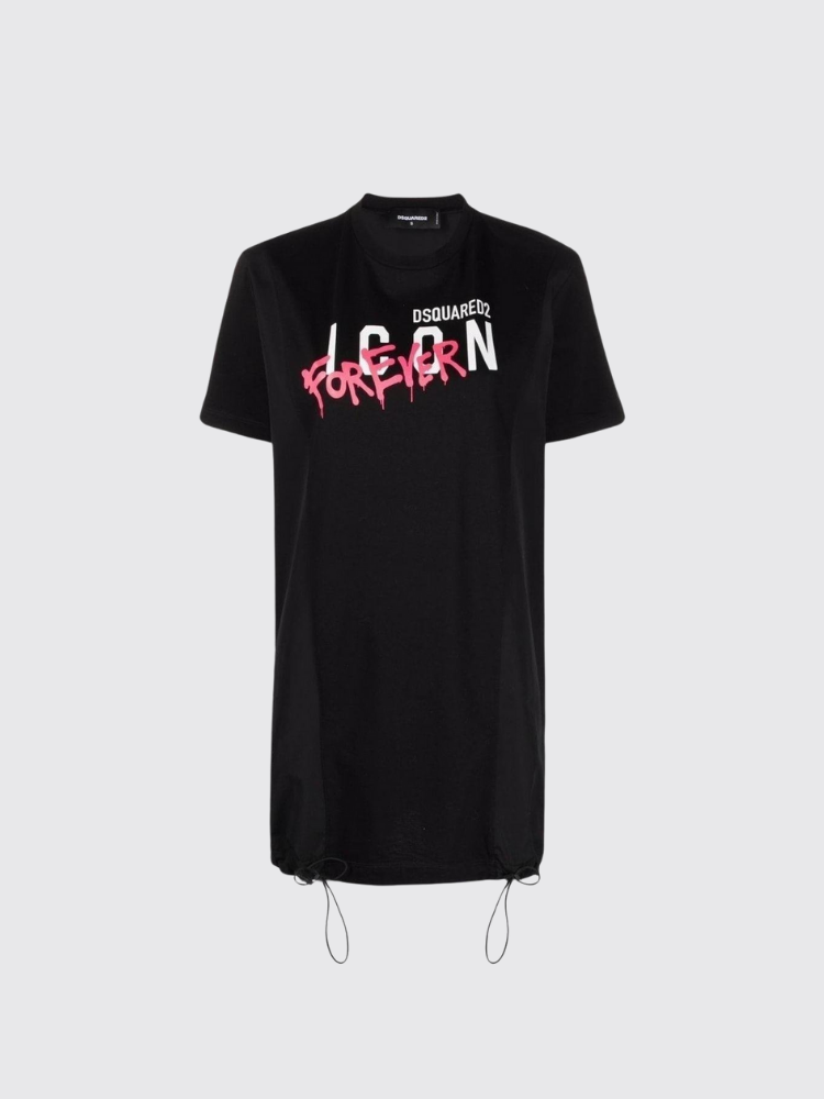 Icon-print T-shirt Dress