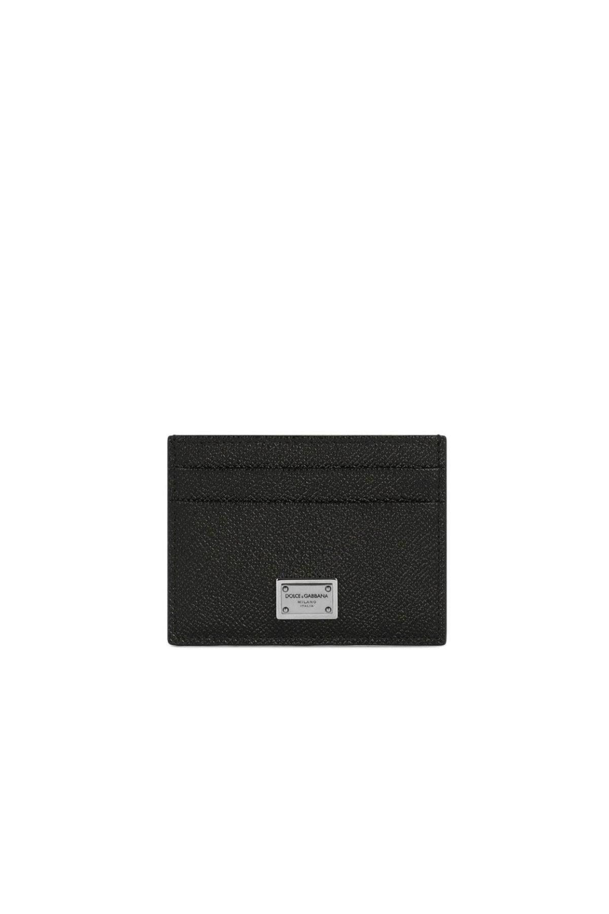 Logo Plaque Learher Cardholder