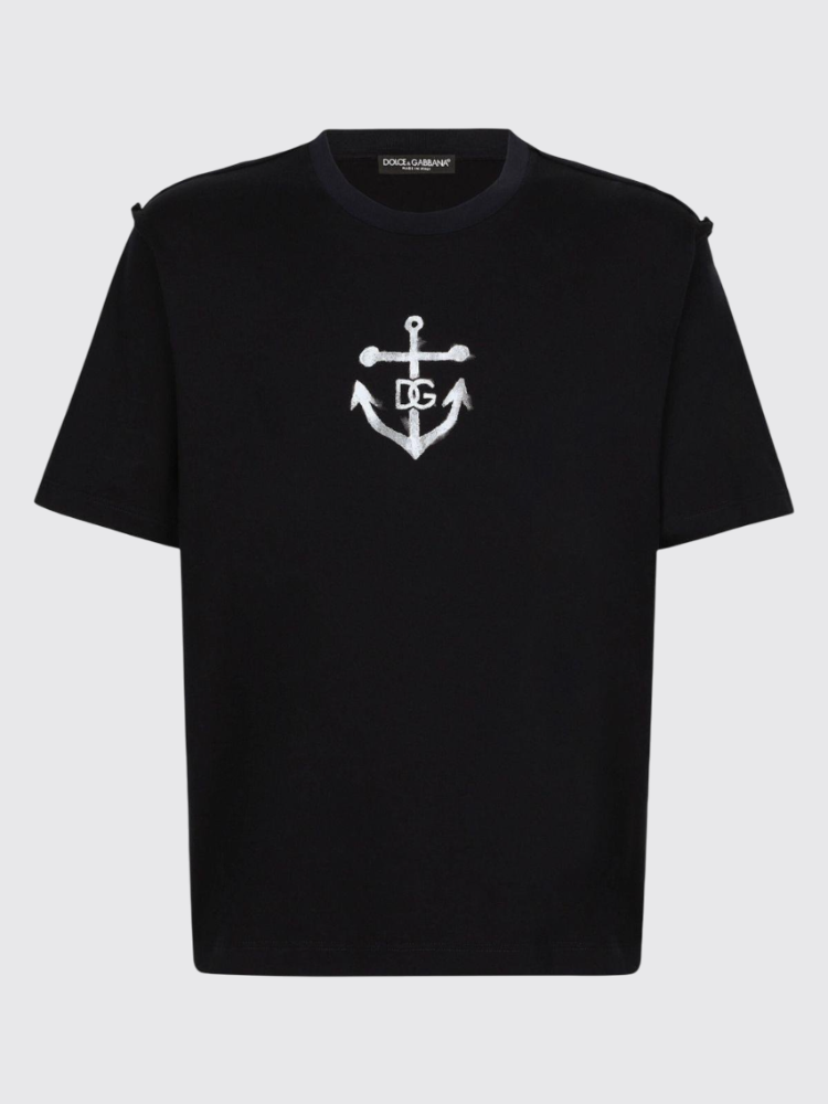 Marina Print Cotton T-Shirt