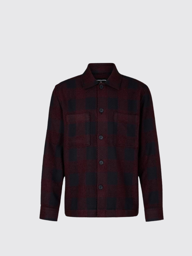 STRELLSON - Norin Overshirt – Dark Purple Check