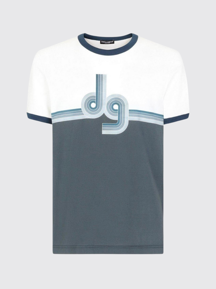 Two-tone Logo Print T-shirt