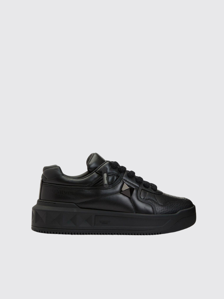Valentino Garavani One Stud Black Sneaker