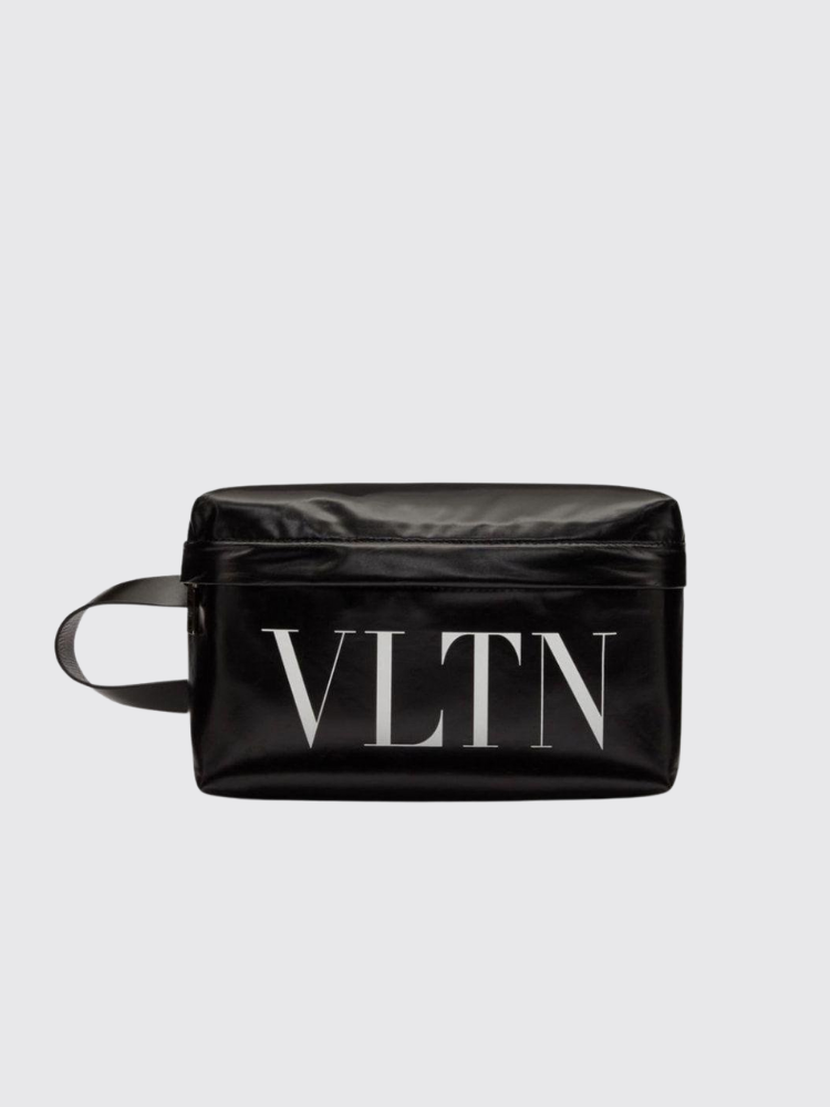 VLTN Leather wash bag
