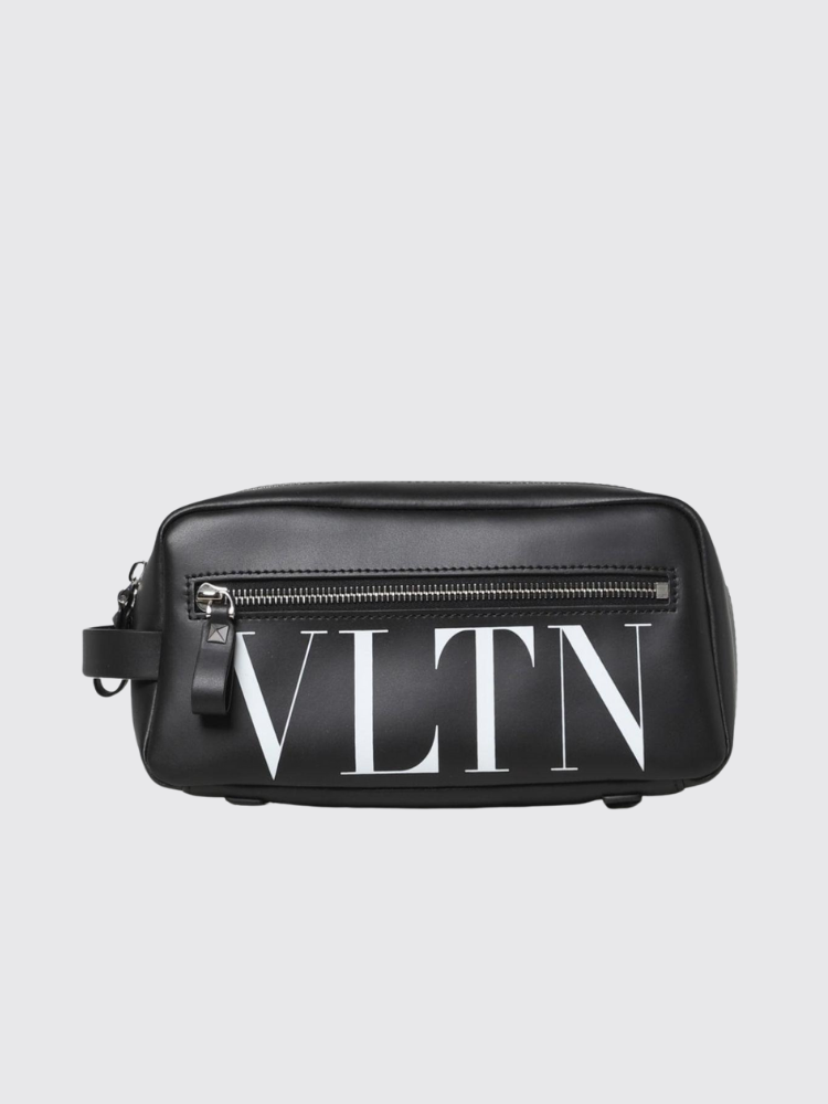 VLTN Logo Printed Clutch Bag