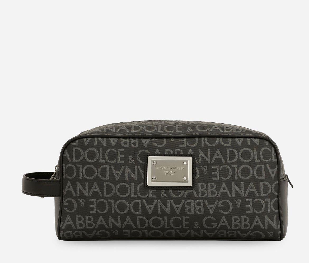 Dolce & Gabbana - Coated Jacquard Toiletry Bag DG