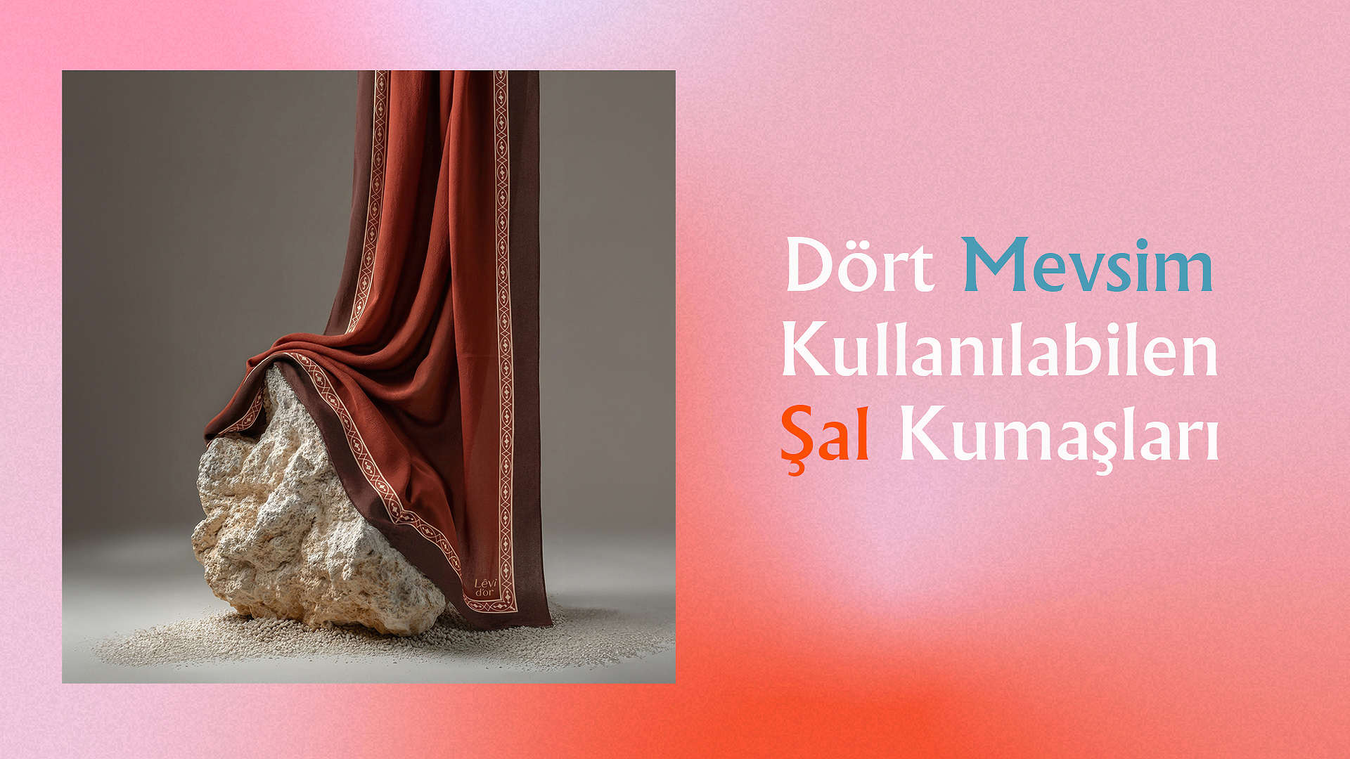 Dört mevsim kullanılabilen şal kumaşları