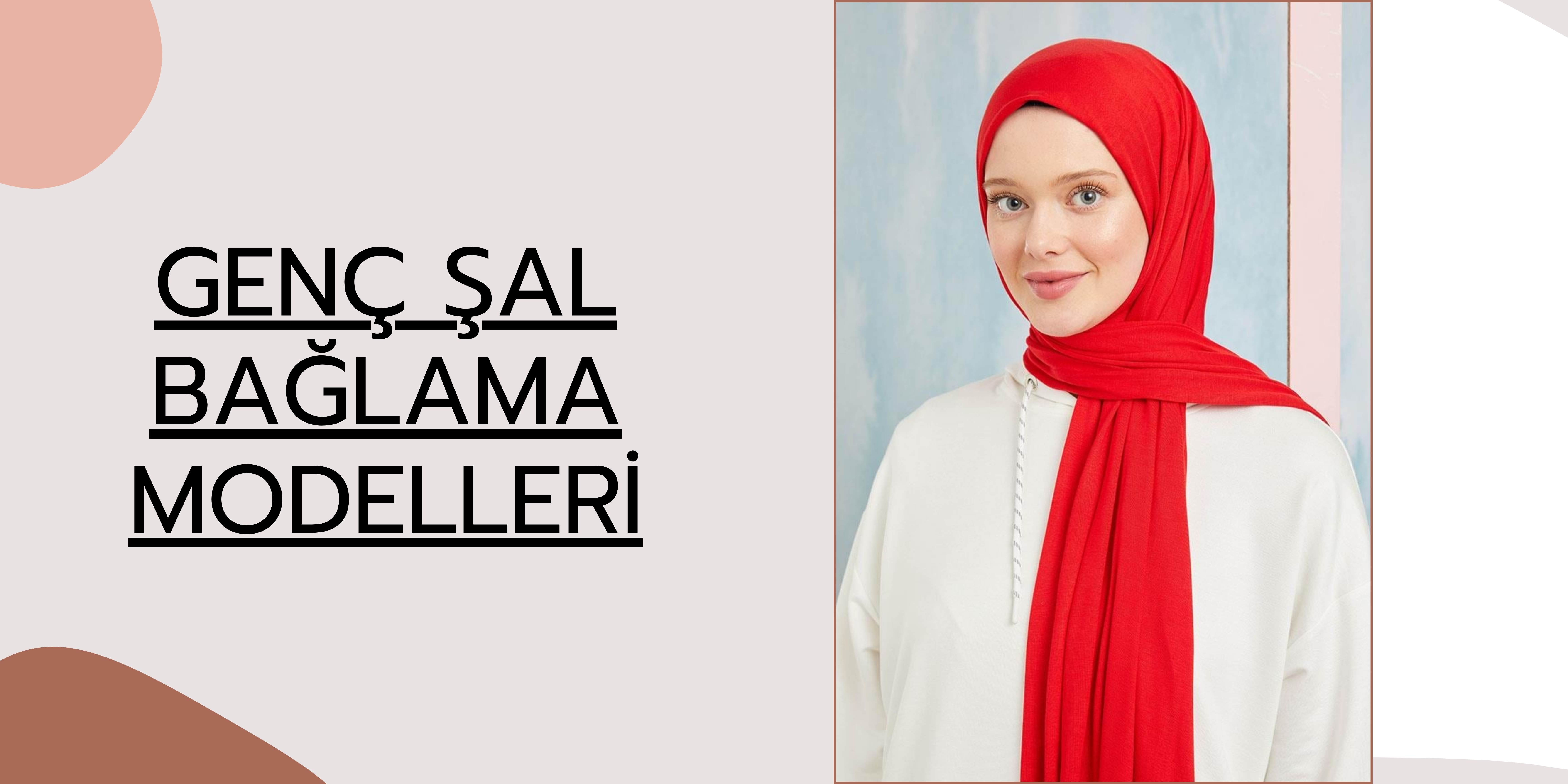 genç şal bağlama modelleri