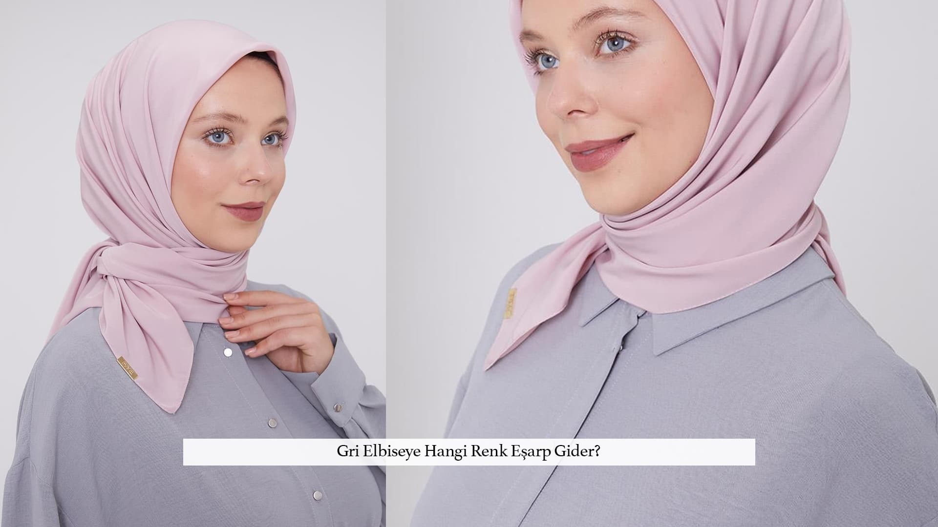gri elbiseye hangi renk eşarp gider
