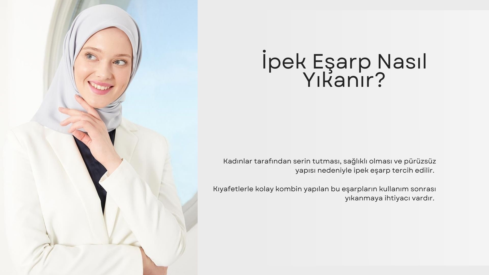 İpek Eşarp Nasıl Yıkanır