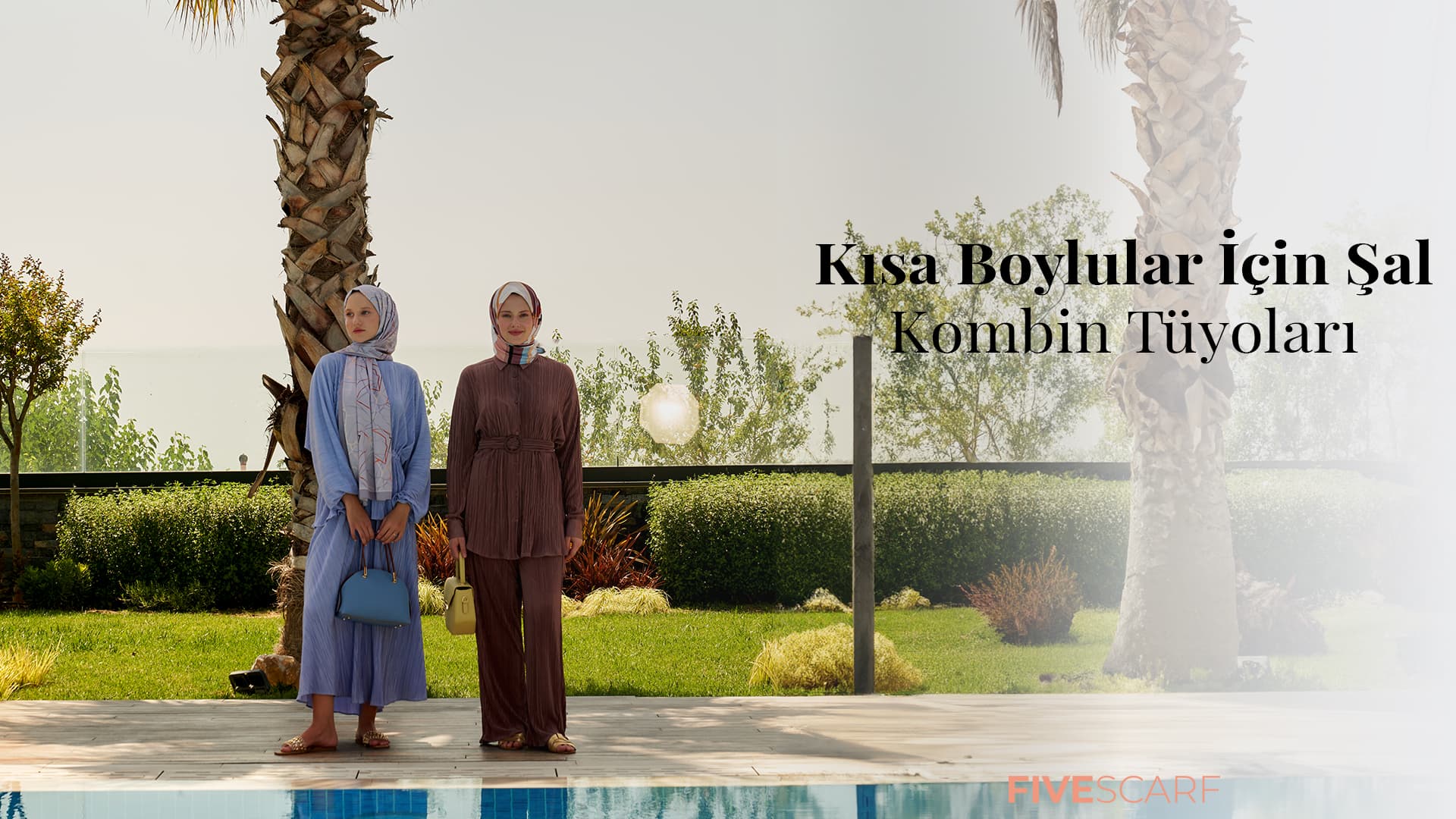 Kısa boylular için şal kombin tüyoları