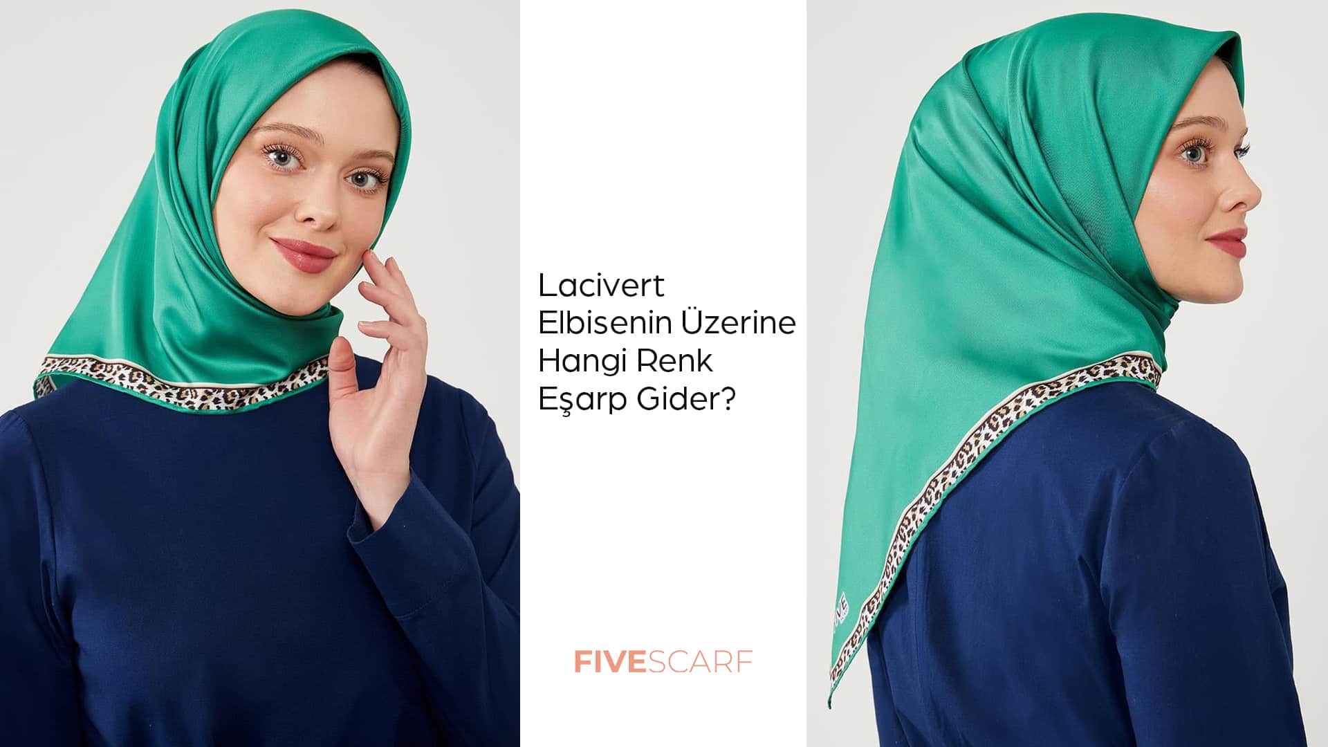 Lacivert Elbisenin Üzerine Hangi Renk Eşarp Gider