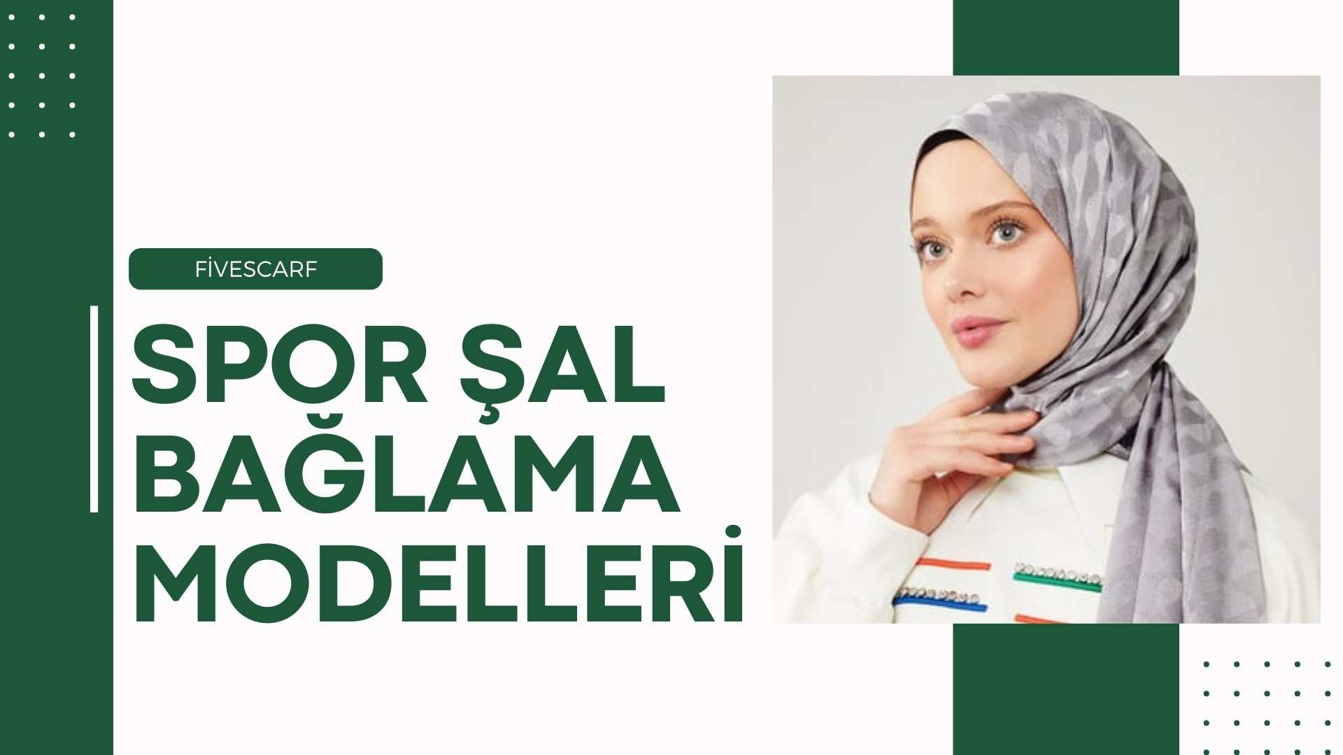 Spor şal bağlama modelleri