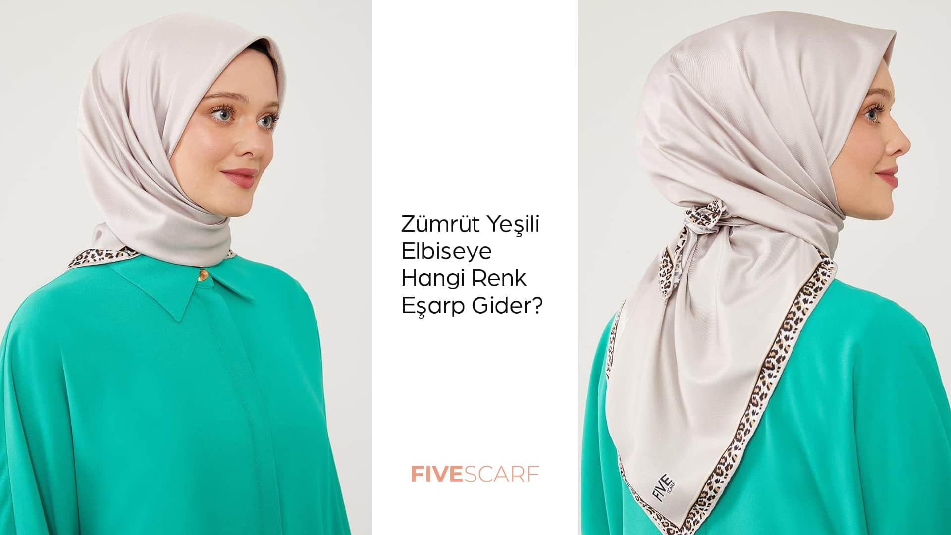 Zümrüt yeşili elbiseye hangi renk eşarp gider