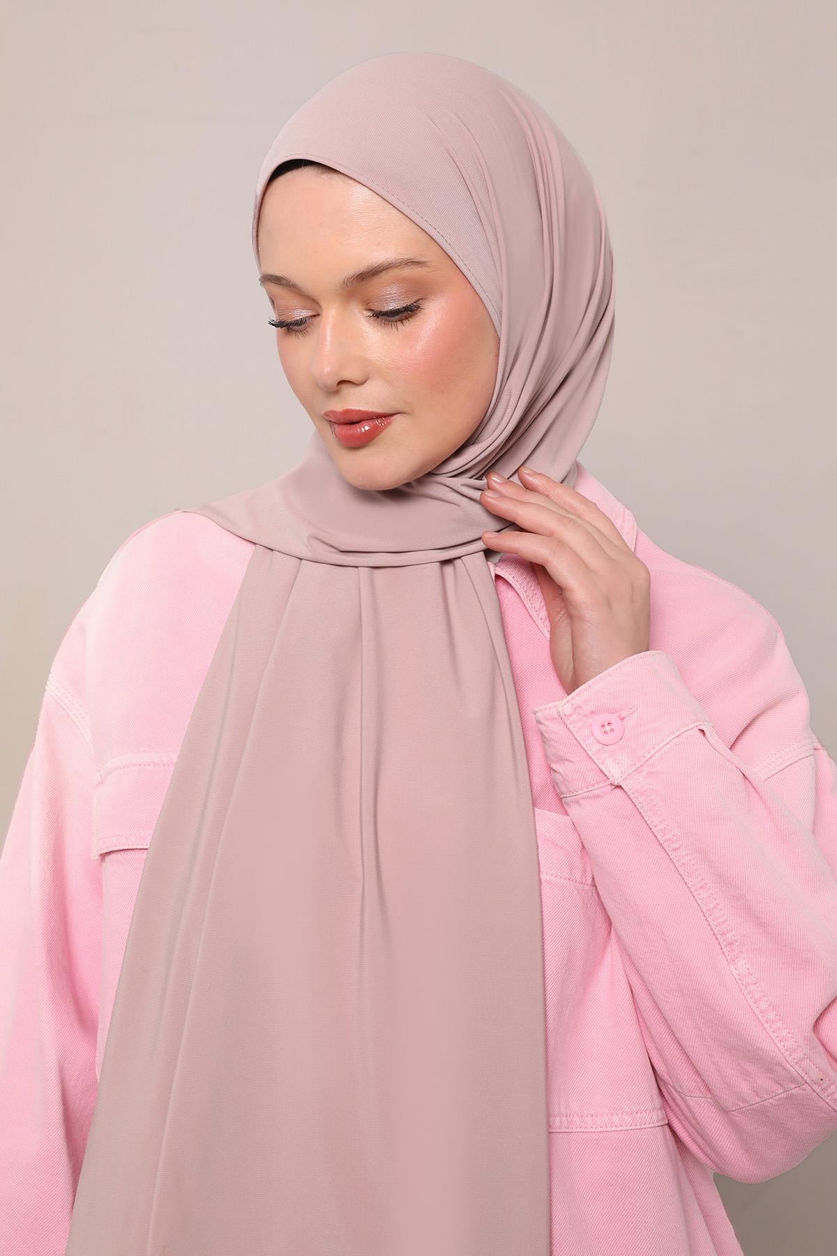 Fivescarf A.Menekşe Düz Premium Jersey Şal