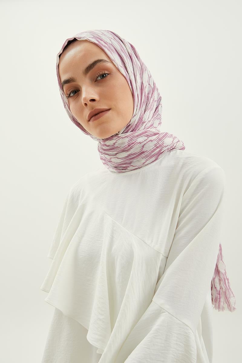 Fivescarf Açık Menekşe Bulut Comfort Line Şal