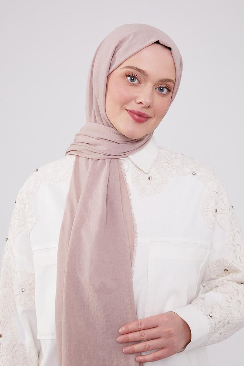 Fivescarf Açık Somon Maxi Cotton Şal
