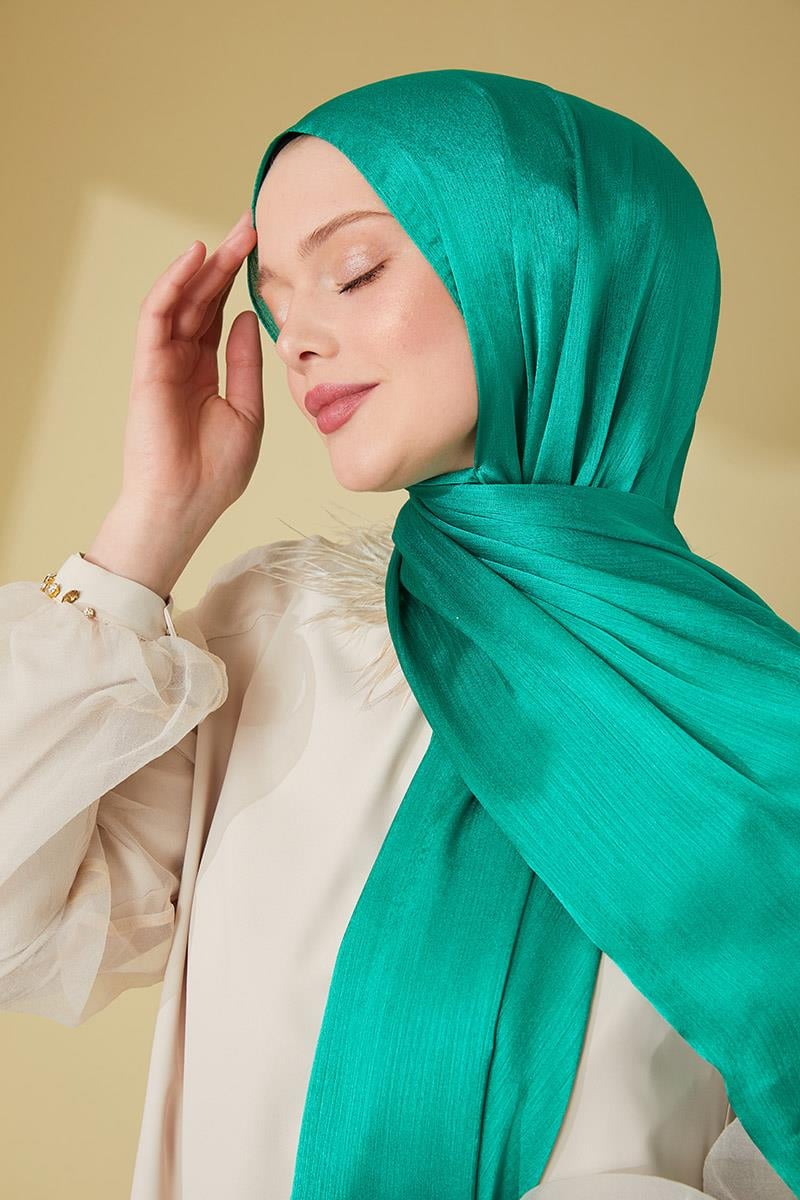 Fivescarf Açık Yeşil Janjan Abiye Şal