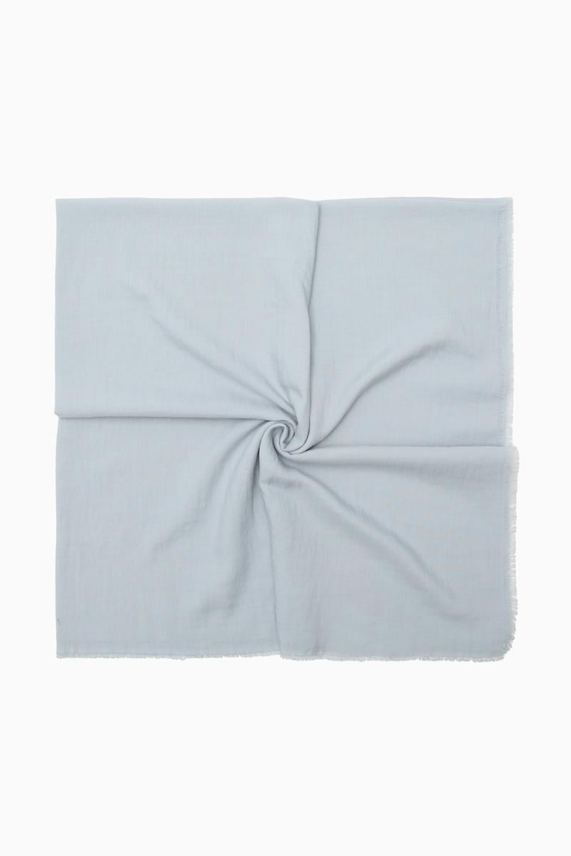 Fivescarf Buz Mavisi Maxi Cotton Eşarp