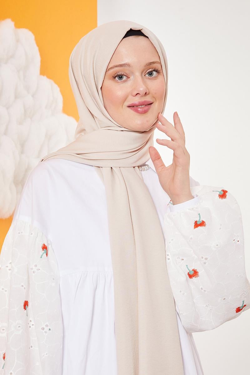 Fivescarf Çakıl Taşı Pamuk Cazz Şal