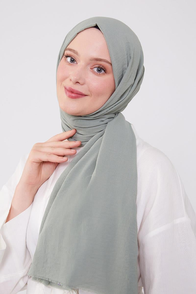 Fivescarf Çam Yeşili Maxi Cotton Şal