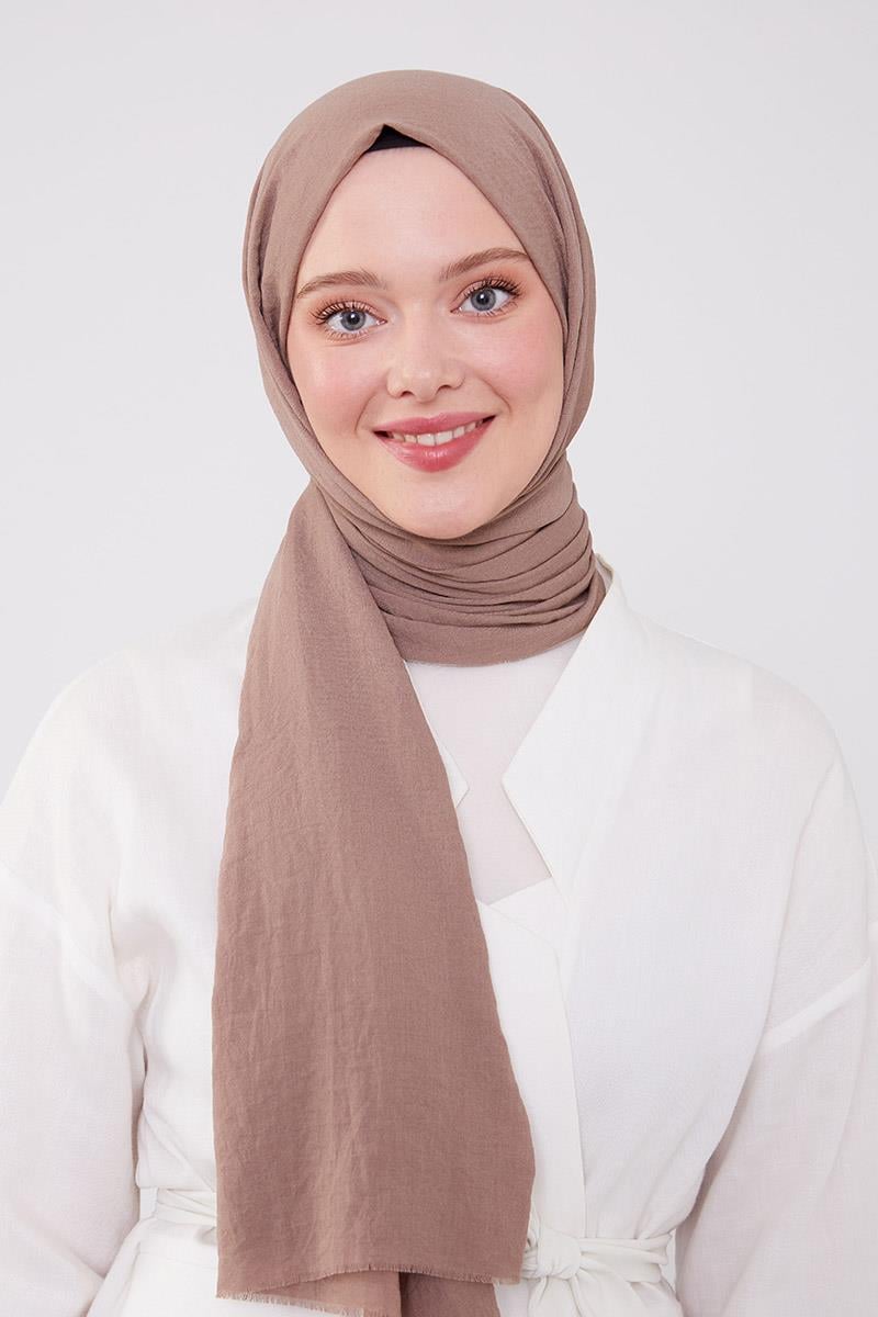 Fivescarf Cappuccino Maxi Cotton Şal