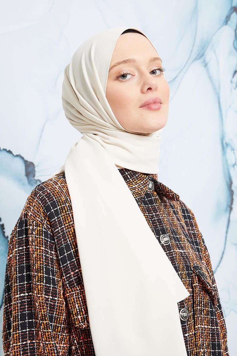 Fivescarf Ekru Otto Şal