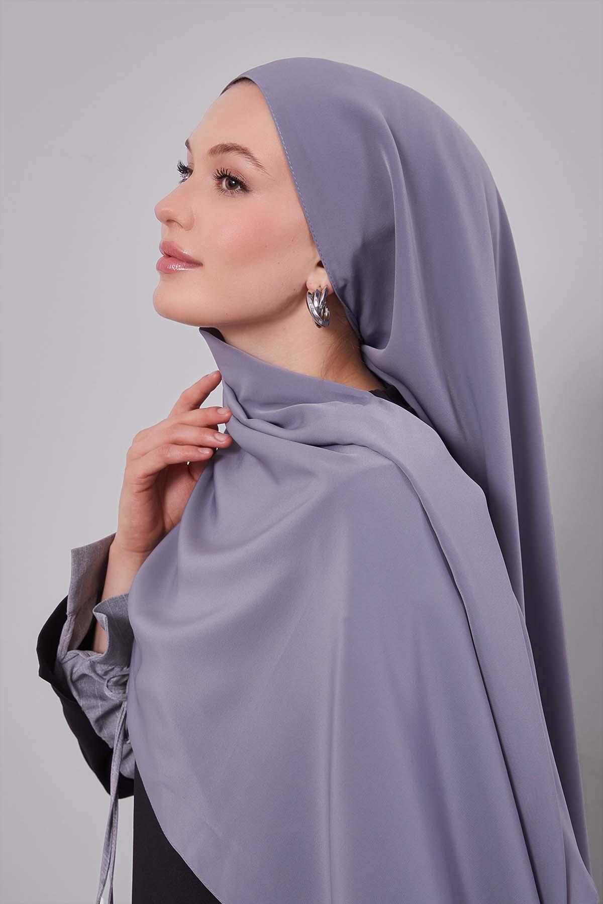 Fivescarf Füme Taşlı Lüx Medine İpeği Şal