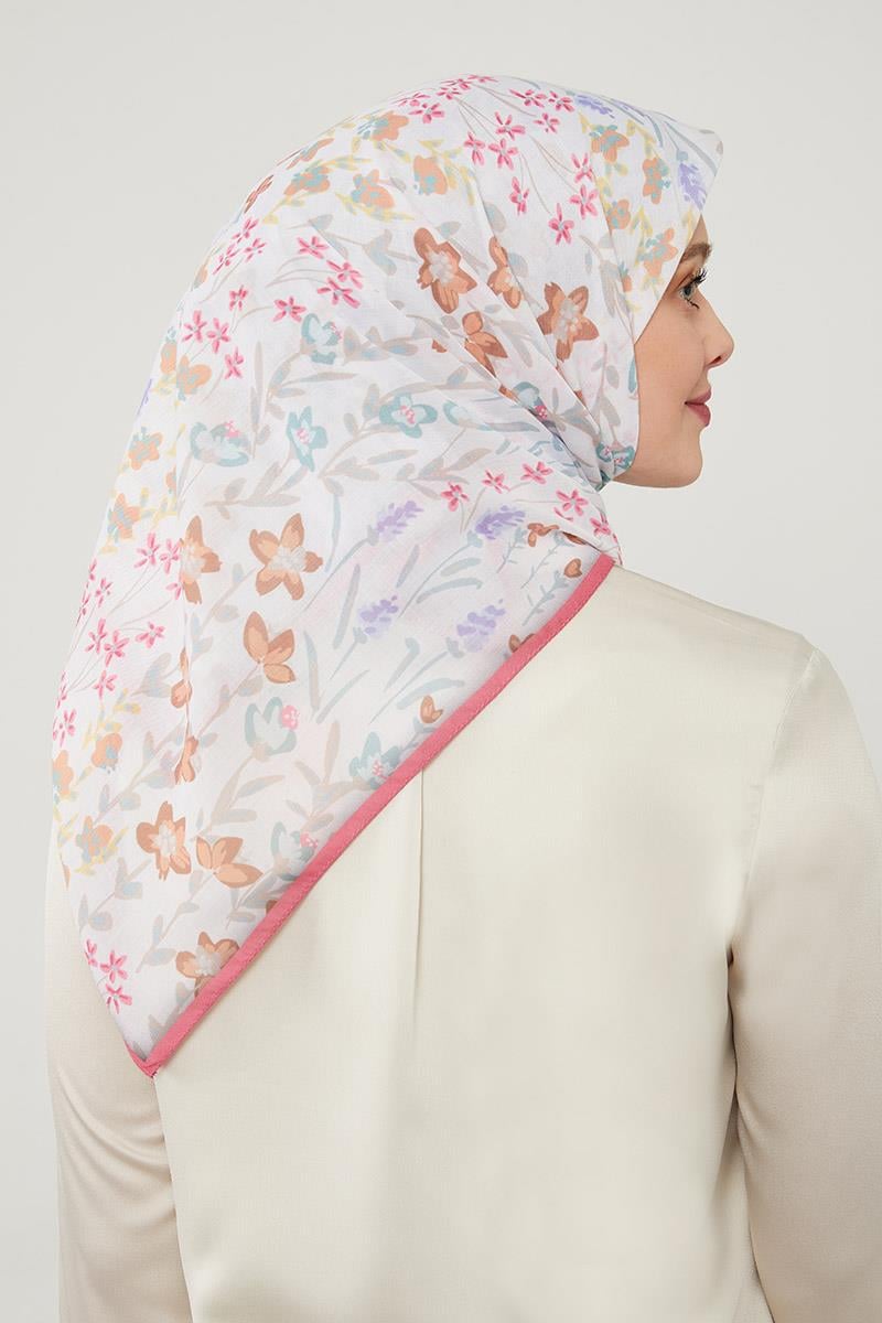 Fivescarf Fuşya Soft Cotton Eşarp