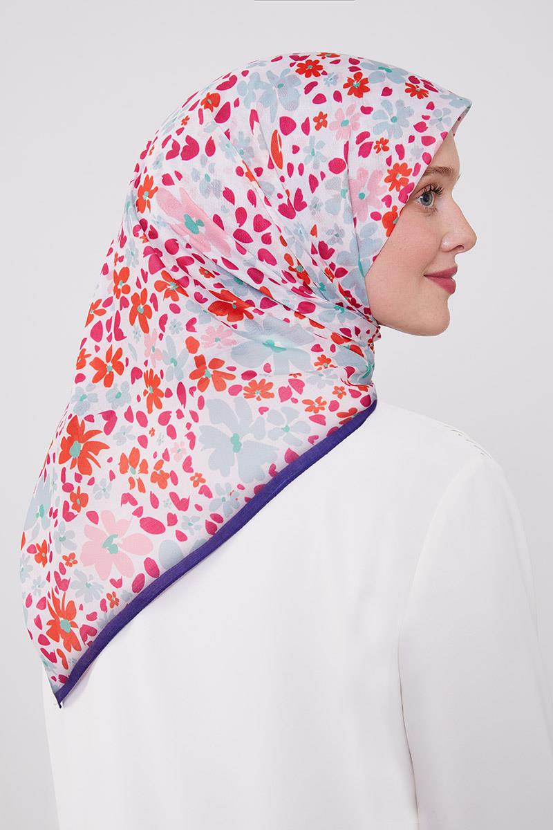 Fivescarf Fuşya Soft Cotton Eşarp