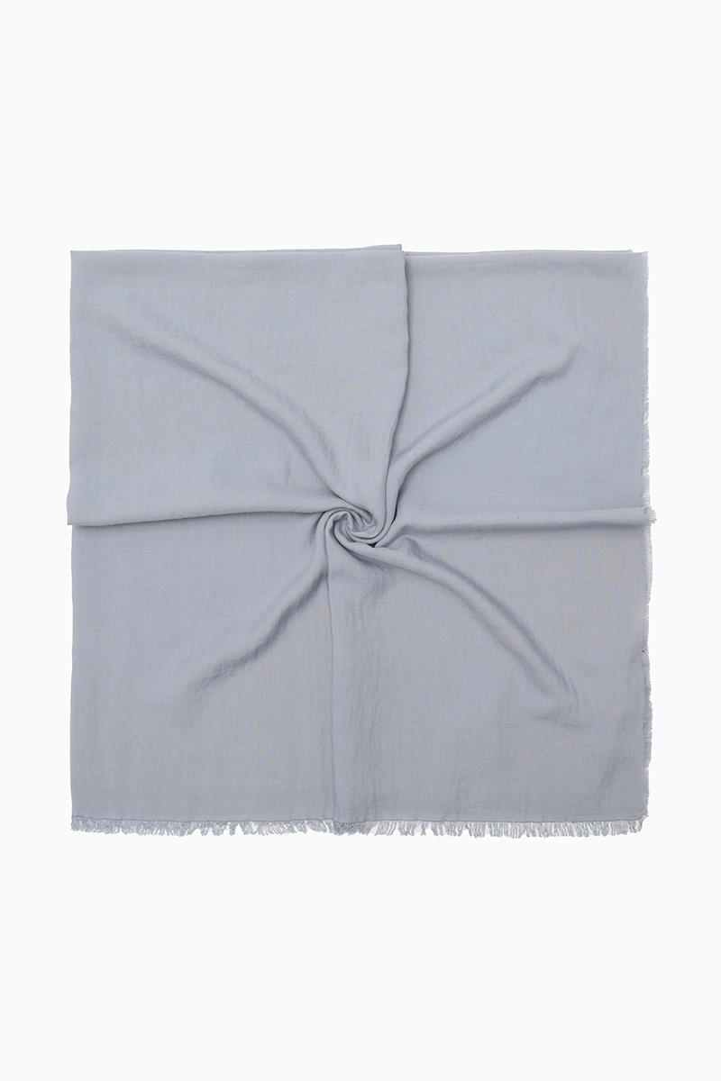 Fivescarf Gök Mavisi Maxi Cotton Eşarp