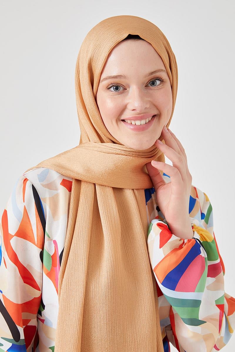 Fivescarf Gold Crystal Şal