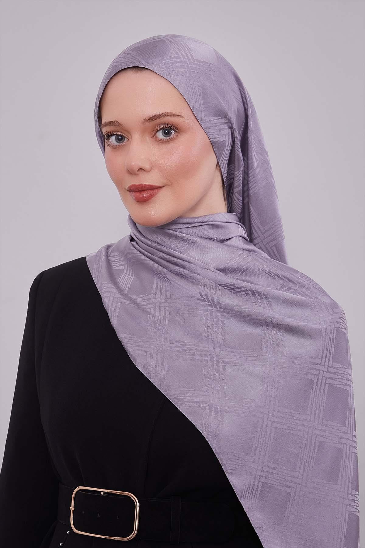 Fivescarf Gri Jakar Şal