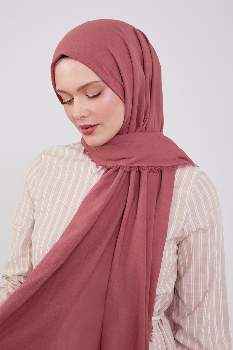 Fivescarf Gül Kurusu Maxi Cotton Şal
