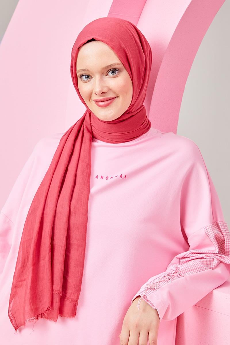 Fivescarf Gül Olay Pamuk Şal
