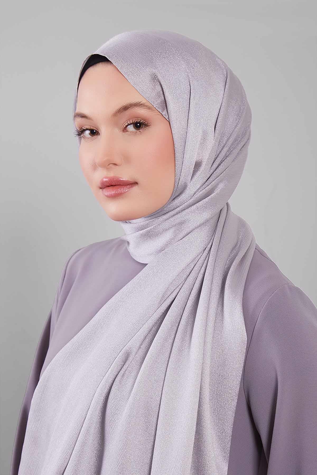Fivescarf Gümüş Crystal Şal