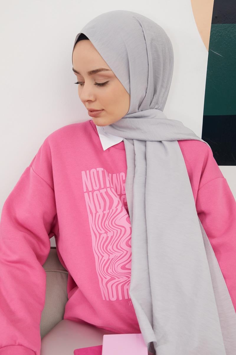 Fivescarf Gümüş Tensel Şal