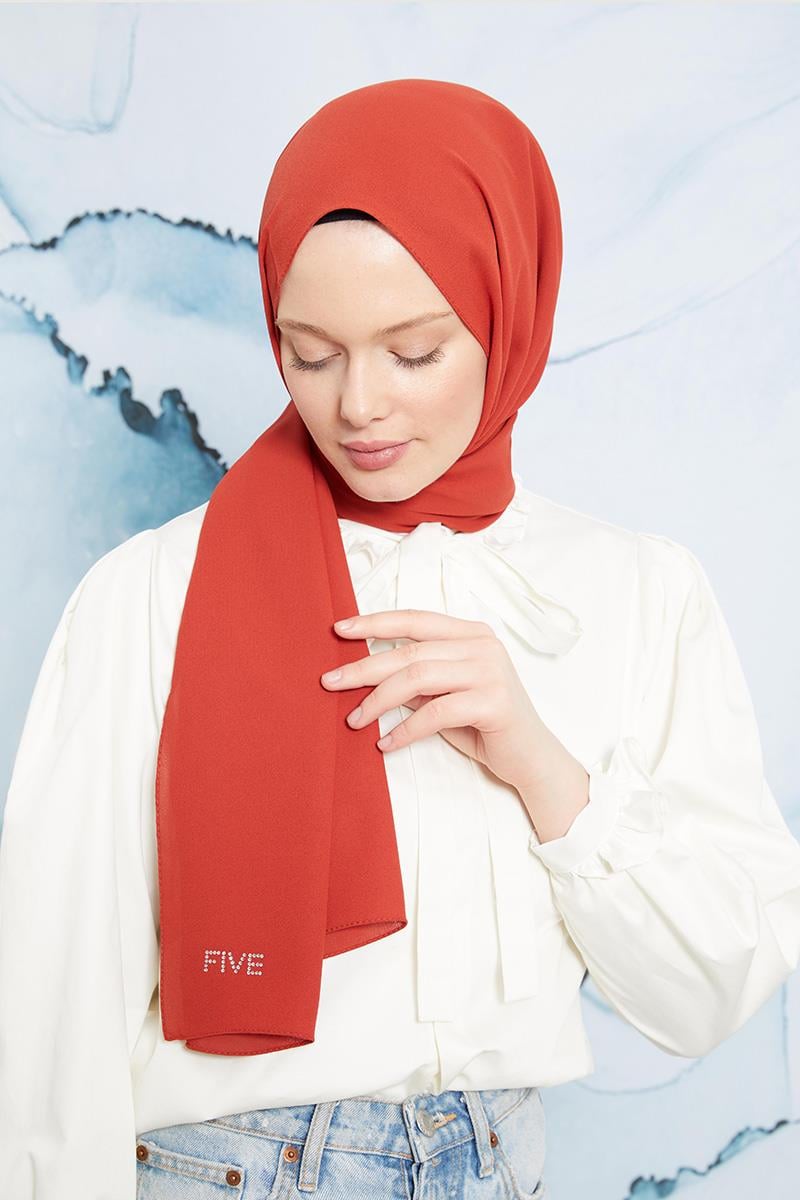 Fivescarf Kiremit Otto Şal