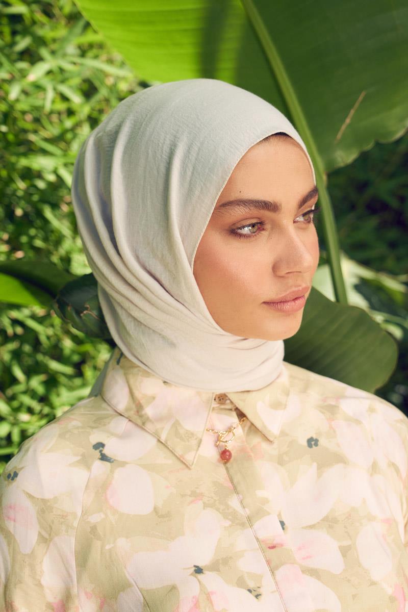 Fivescarf Kırık Beyaz Touch Pamuk Şal