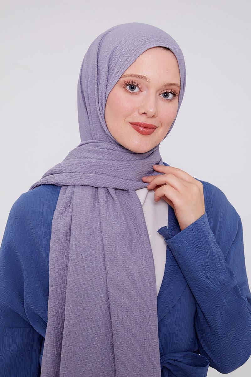 Fivescarf Koyu Gri Harmoni Şal