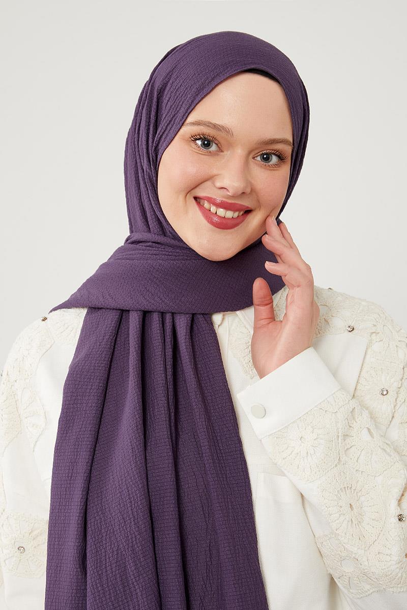 Fivescarf Koyu Menekşe Harmoni Şal