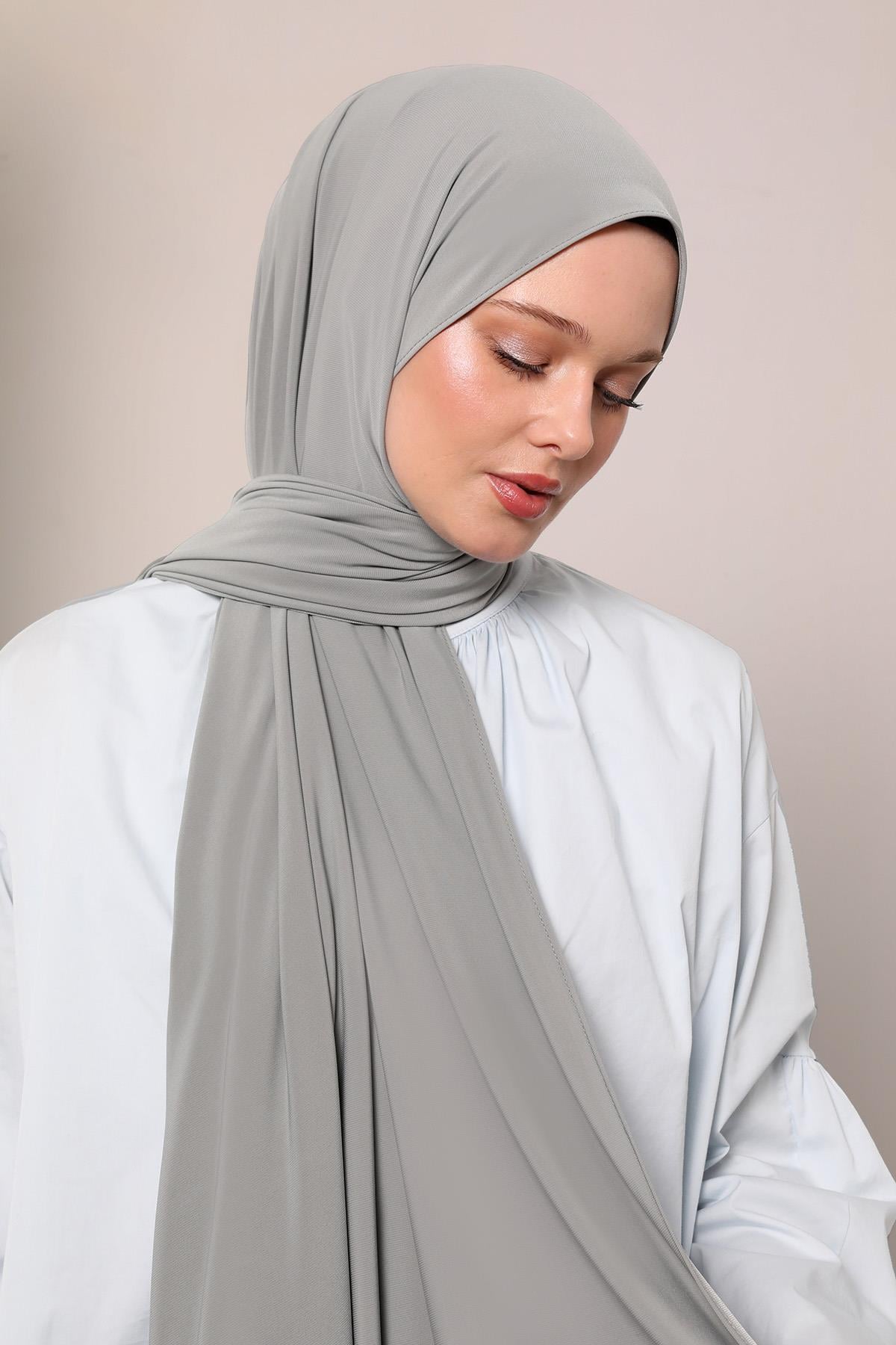 Fivescarf Küf Yeşili Düz Premium Jersey Şal