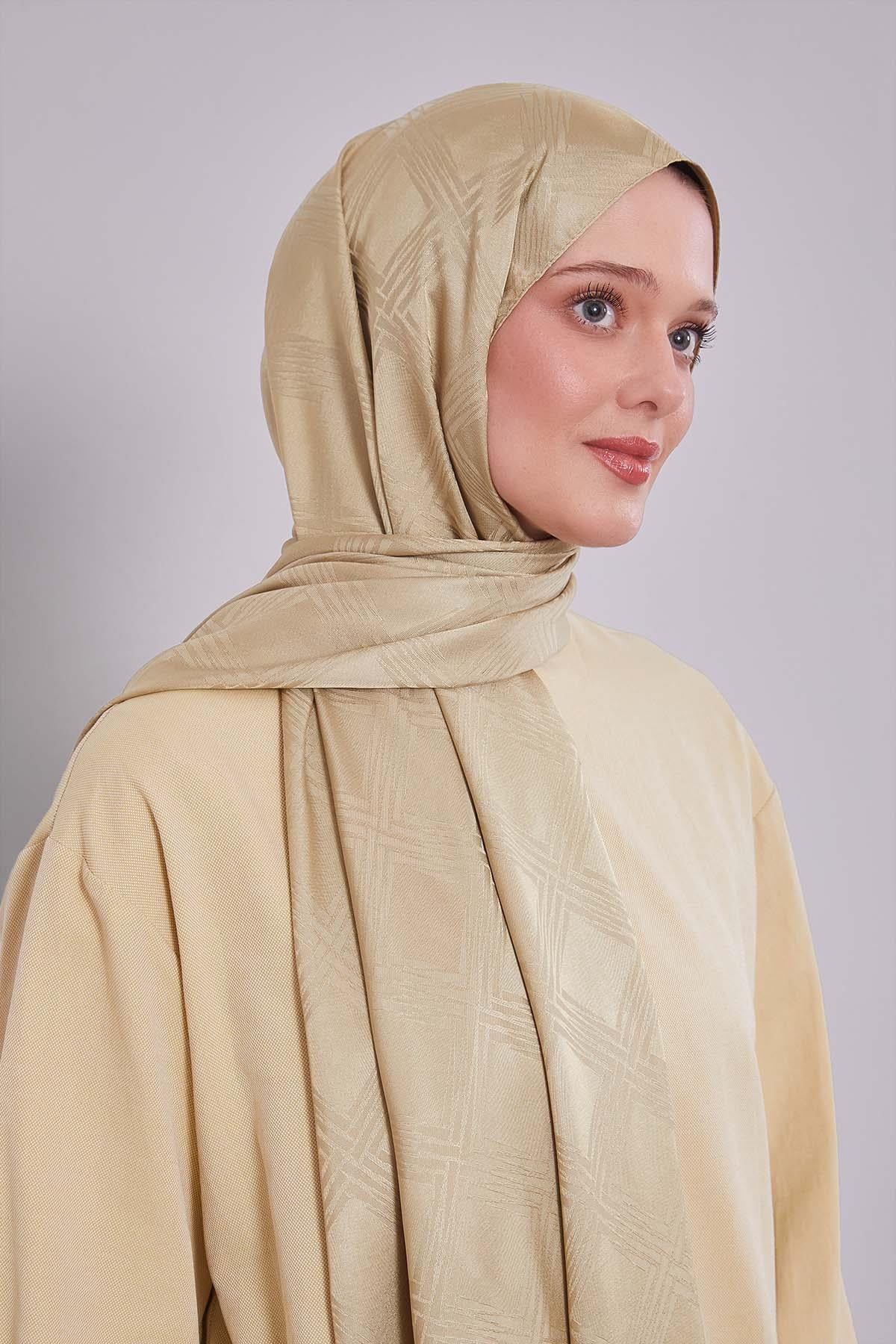 Fivescarf Küf Yeşili Jakar Şal