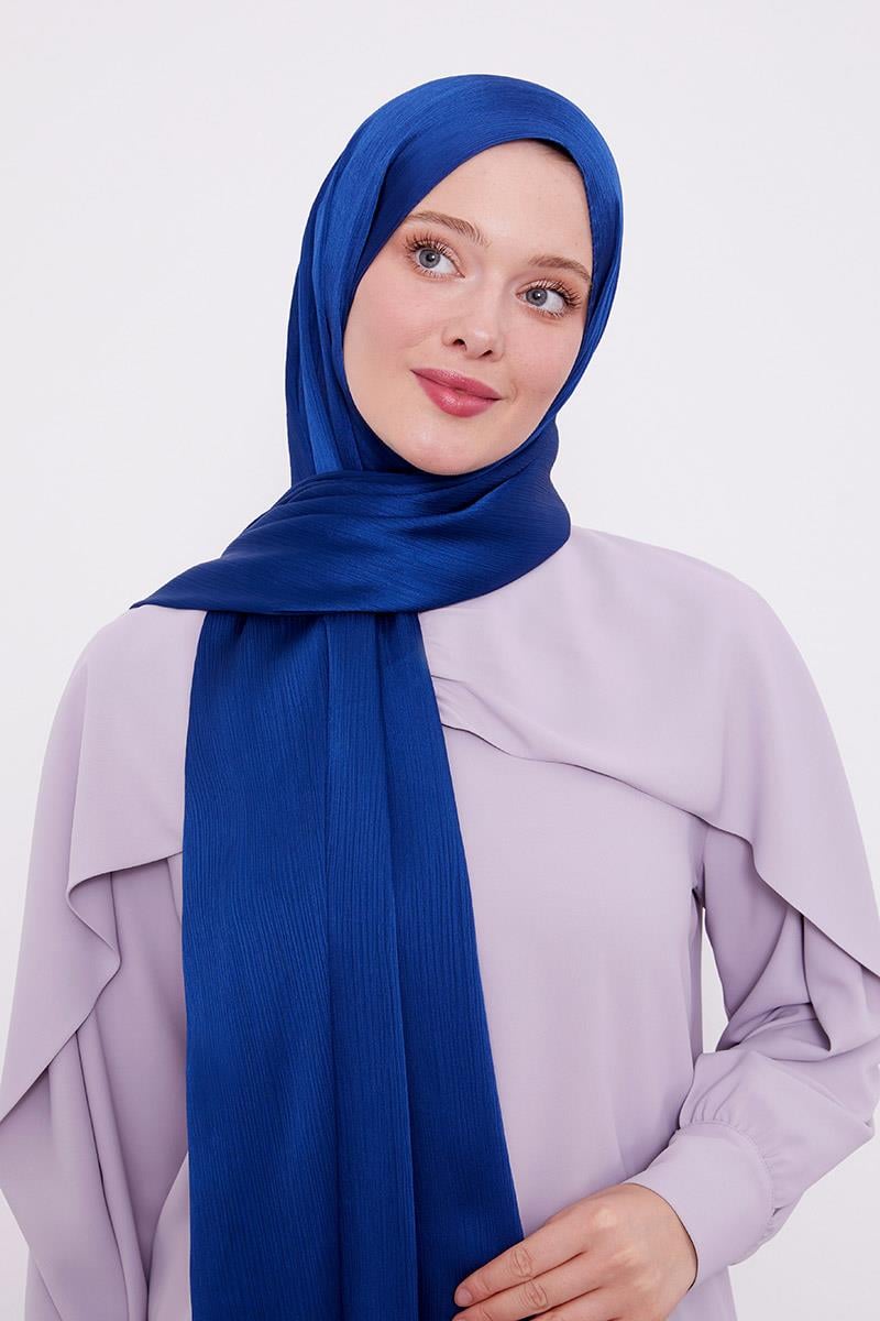 Fivescarf Lacivert Brillant Abiye Şal