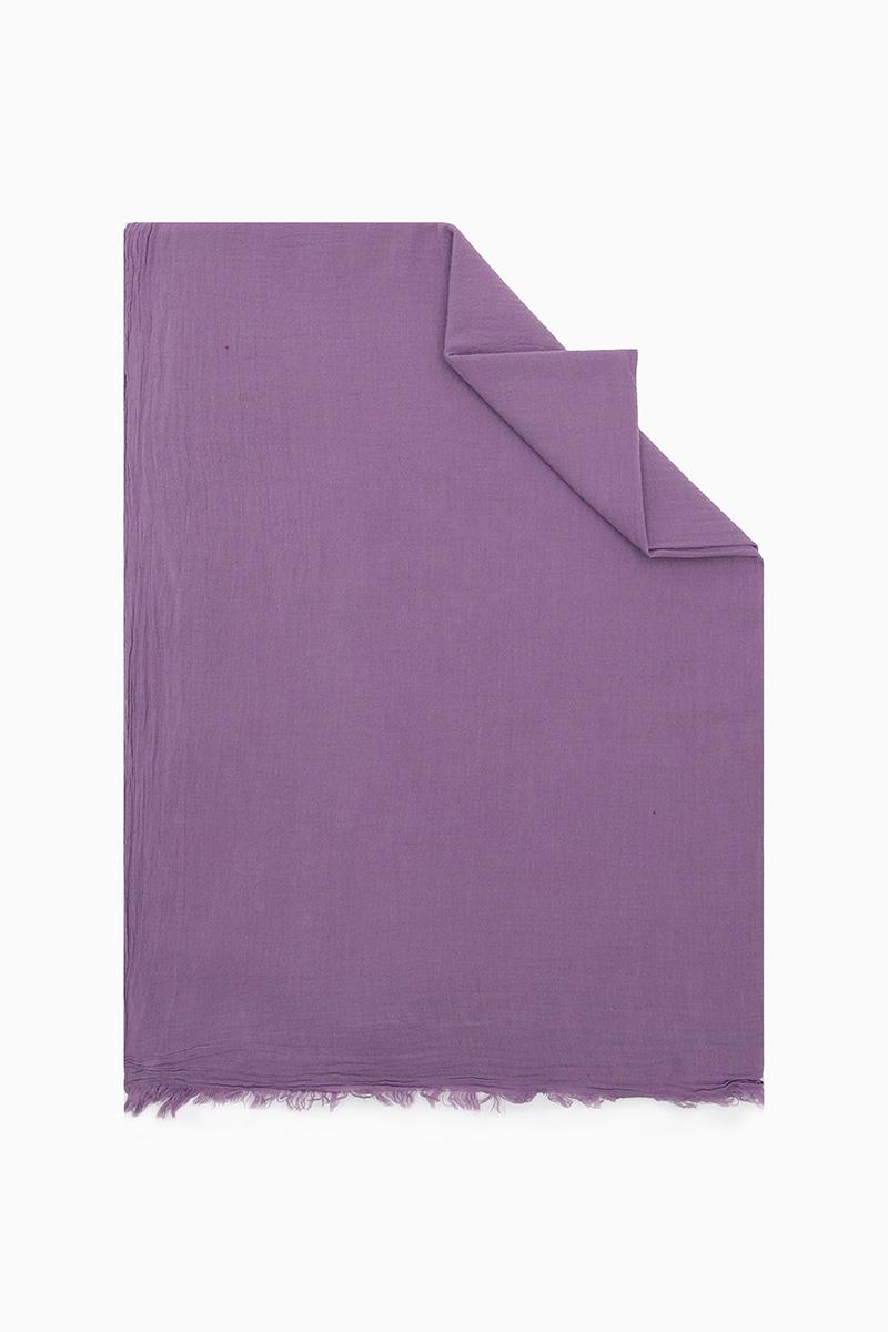 Fivescarf Lavanta Naturel Pamuk Şal