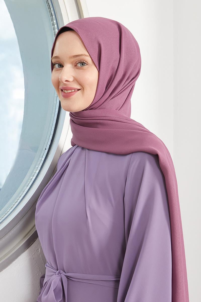 Fivescarf Leylak Simli Otto Abiye Şal