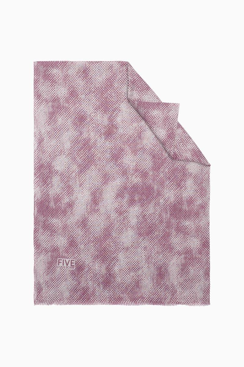 Fivescarf Lila Relax Bulut Batik Şal