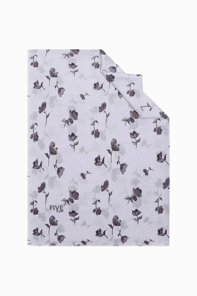 Fivescarf Lila Relax Gelincik Şal