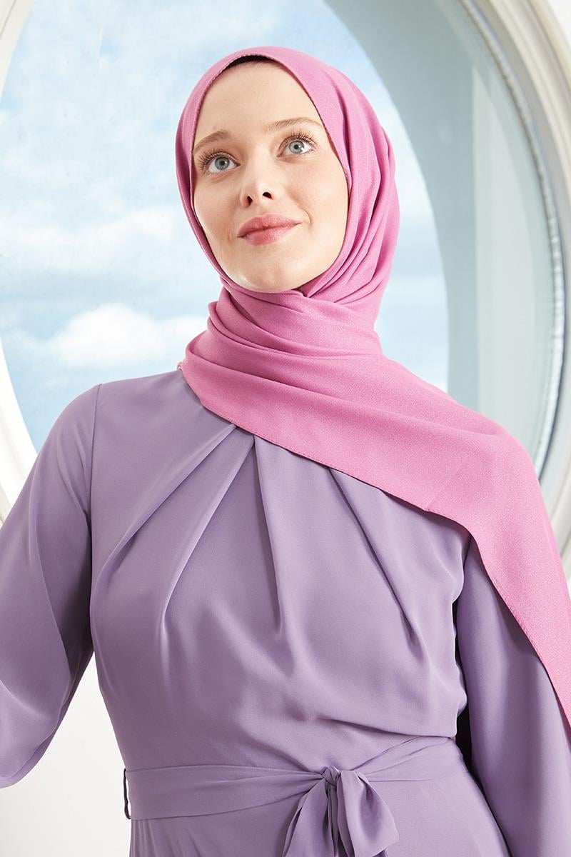 Fivescarf Lila Simli Otto Abiye Şal