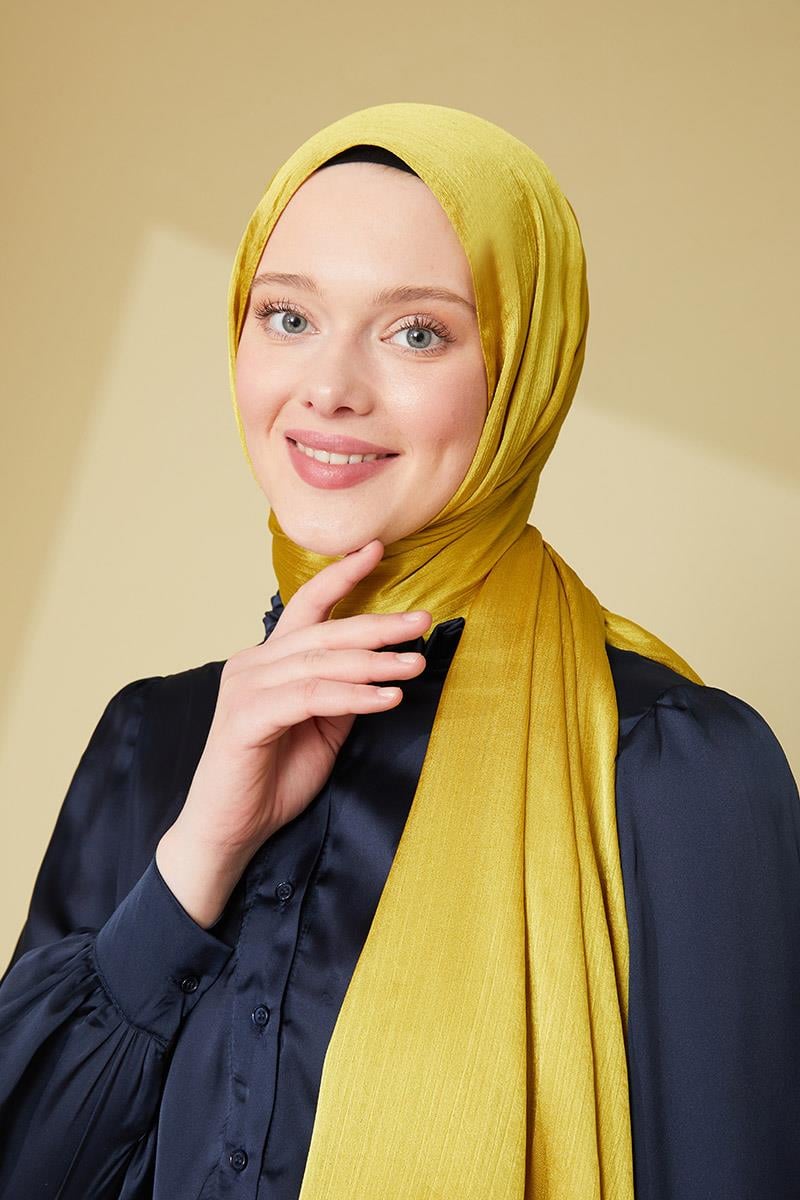 Fivescarf Lime Janjan Abiye Şal